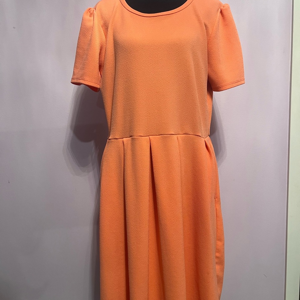 Elegant Peach Dress